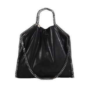 NEW 💯Authentic Stella McCartney FalaBella Leather Handbag Shimmering Black